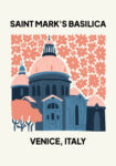 Πόστερ FLORAL TRAVEL SAINT MARK'S BASILICA