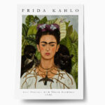 Πόστερ FRIDA KAHLO - SELF PORTRAIT WITH NECKLACE OF THORNS