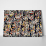 Πινακας σε καμβά JACKSON POLLOCK - BLUE POLES