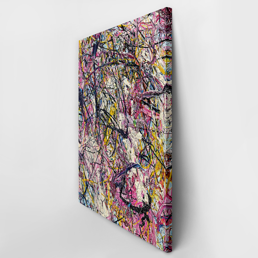 Πινακας σε καμβά JACKSON POLLOCK - EYES BLIND SPOTS