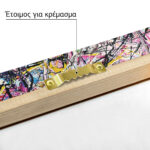 Πινακας σε καμβά JACKSON POLLOCK - EYES BLIND SPOTS