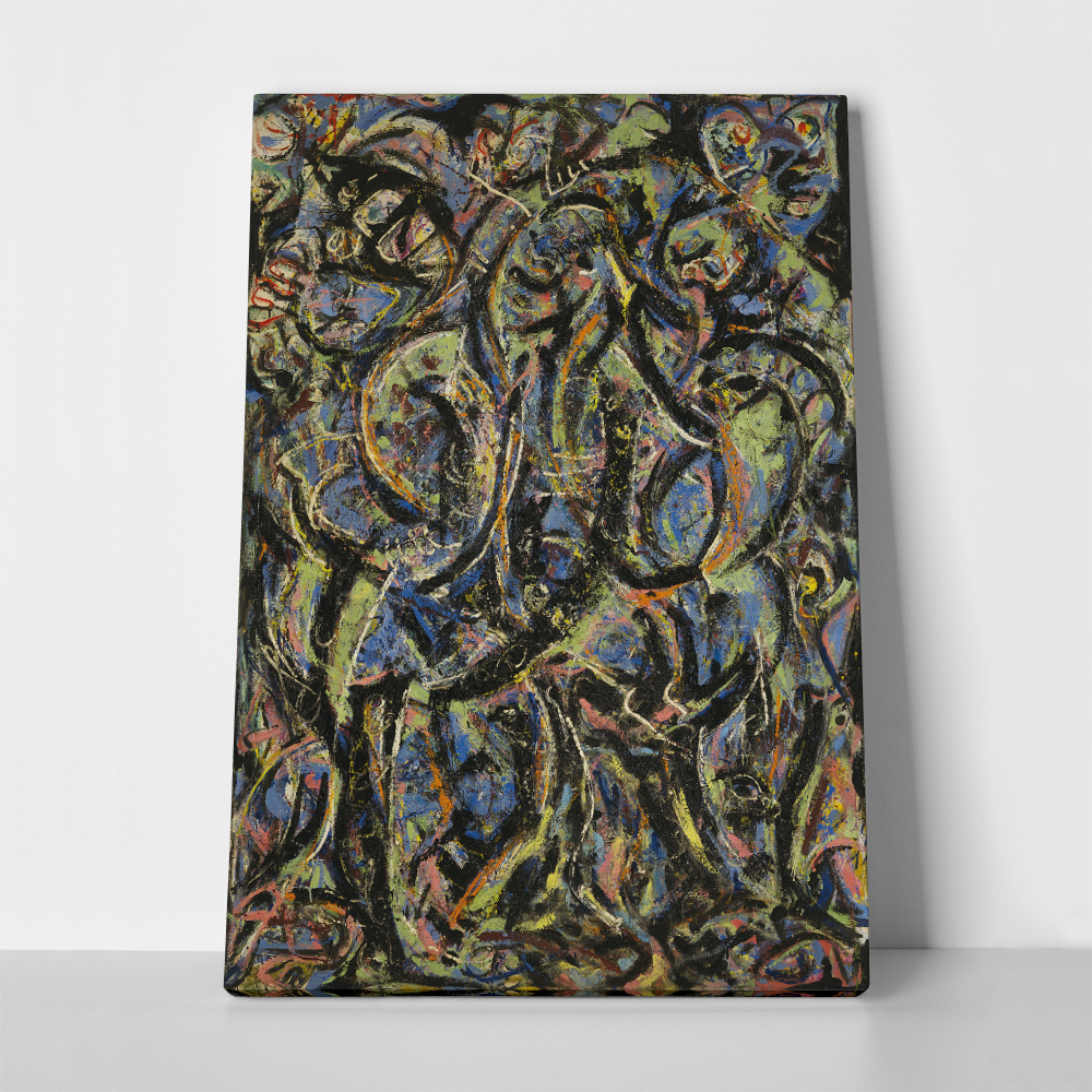 Πινακας σε καμβά JACKSON POLLOCK - GOTHIC 1944