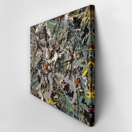 Πινακας σε καμβά JACKSON POLLOCK - GREEN SILVER - Pollock Jackson Sticky 3