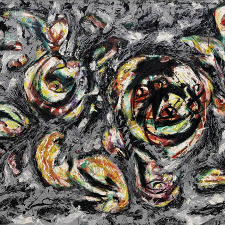 Πινακας σε καμβά JACKSON POLLOCK - OCEAN GREYNESS - Pollock Jackson Sticky 6