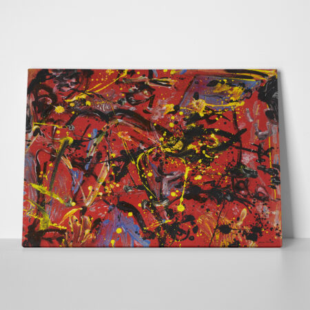 Πινακας σε καμβά JACKSON POLLOCK - RED COMPOSITION 1946 - Pollock Jackson Sticky 1