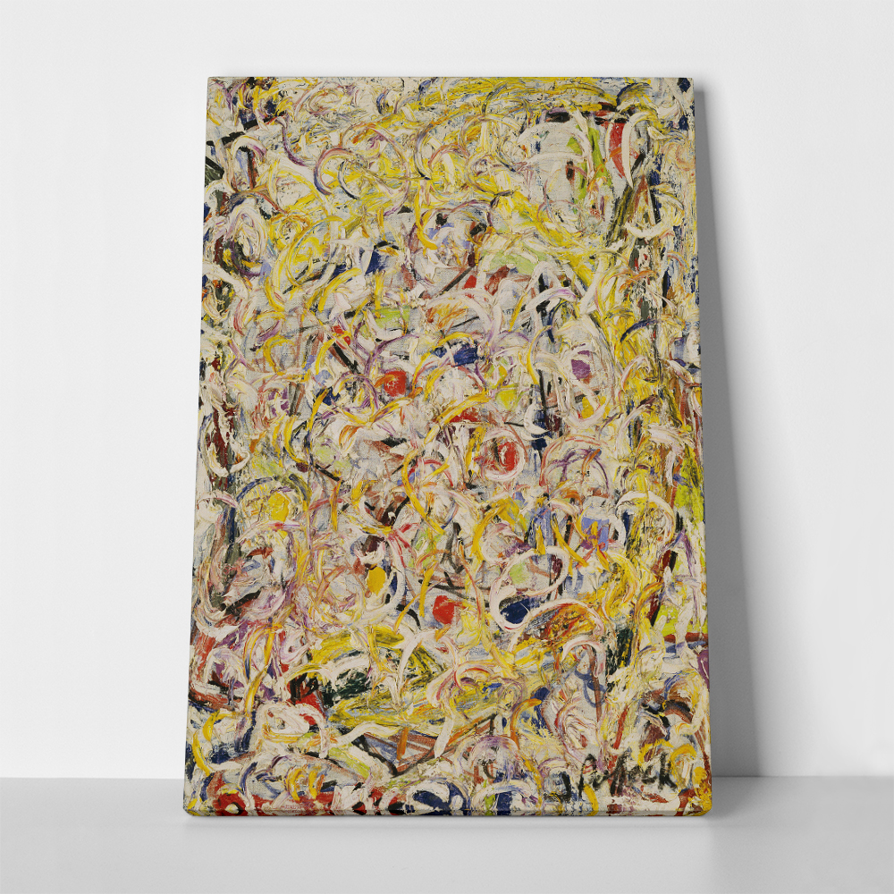 Πινακας σε καμβά JACKSON POLLOCK - SHIMMERING SUBSTANCE 1946
