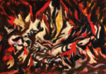 Πινακας σε καμβά JACKSON POLLOCK - THE FLAME