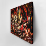 Πινακας σε καμβά JACKSON POLLOCK - THE FLAME