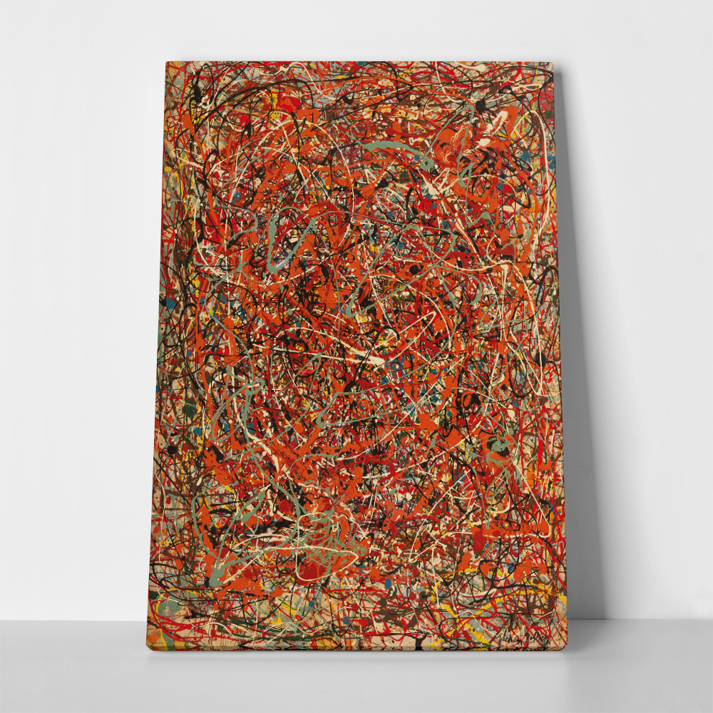 Πινακας σε καμβά JACKSON POLLOCK - THE FURY 1943