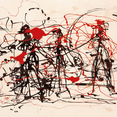 Πινακας σε καμβά JACKSON POLLOCK - UNTITLED no2 - Pollock Jackson Sticky 6