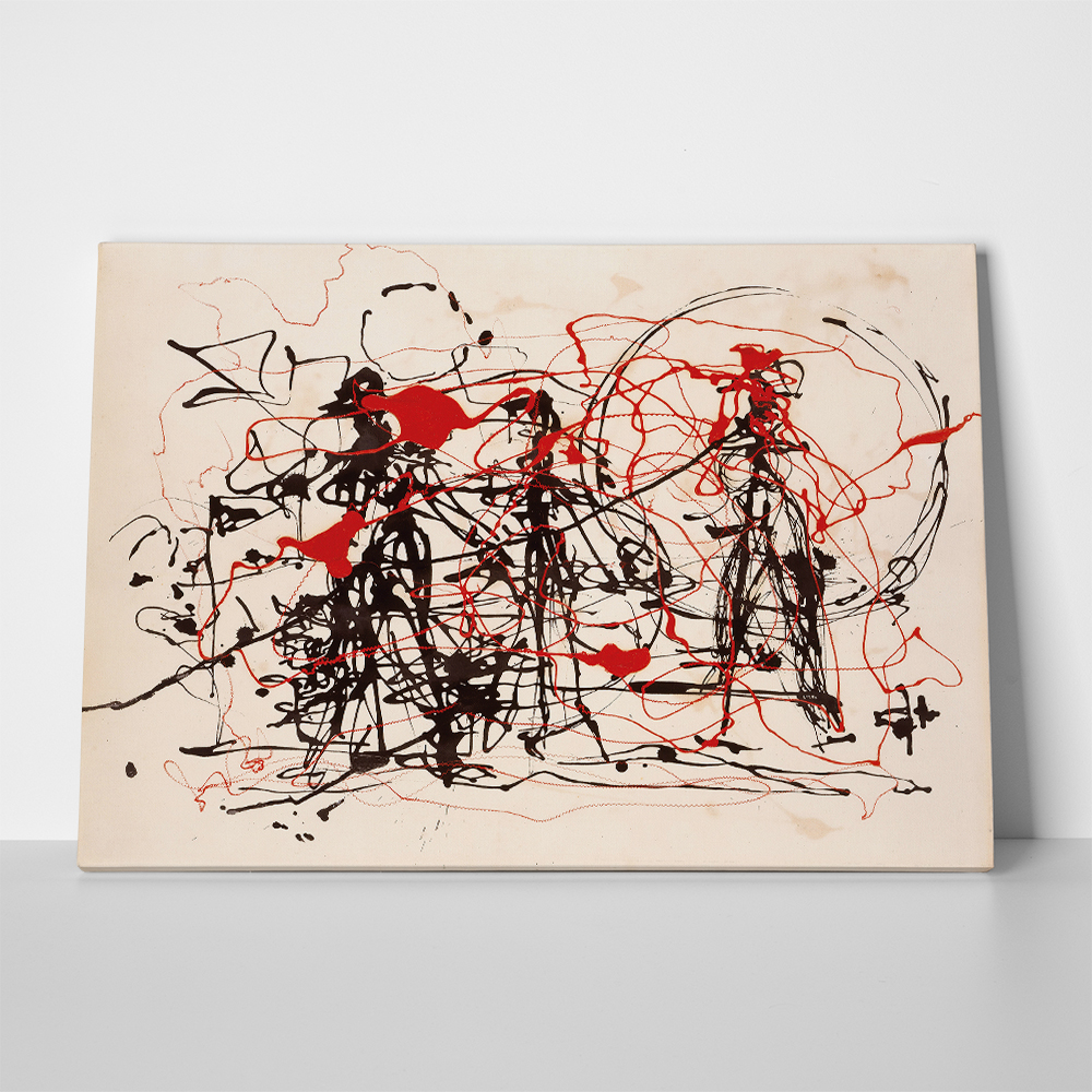 Πινακας σε καμβά JACKSON POLLOCK - UNTITLED no2