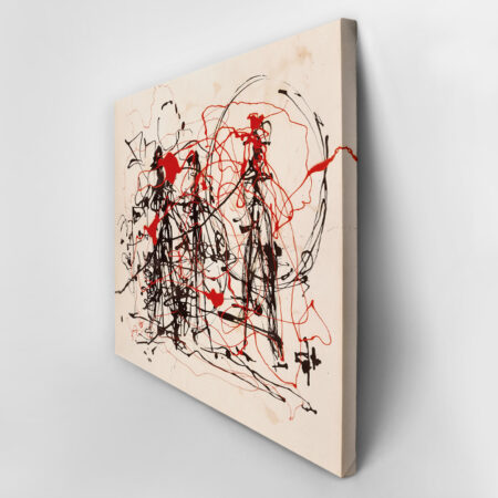 Πινακας σε καμβά JACKSON POLLOCK - UNTITLED no2 - Pollock Jackson Sticky 3