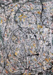 Πινακας σε καμβά JACKSON POLLOCK - WATERY PATHS