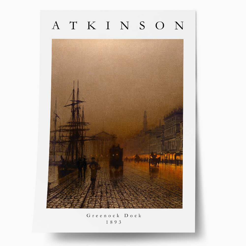 Πόστερ JOHN ATKINSON - GREENOCK DOCK