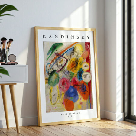 Πόστερ KANDINSKY - BLACK STROKES I - Διασημοι Ζωγραφοι