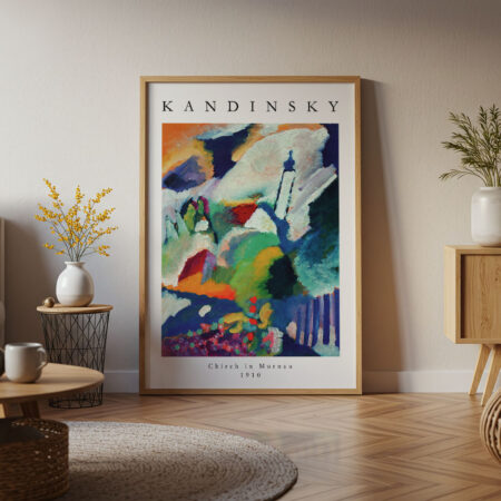 Πόστερ KANDINSKY - CHURCH IN MURNAU - Διασημοι Ζωγραφοι