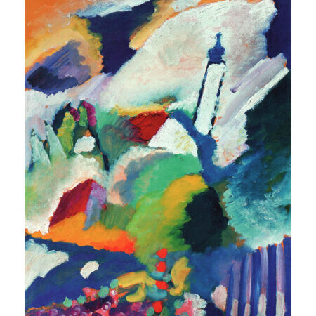 Πόστερ KANDINSKY - CHURCH IN MURNAU - Διασημοι Ζωγραφοι Sticky 3