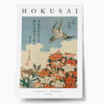 Πόστερ KATSUSHIKA HOKUSAI - COUCOU ET AZALEES