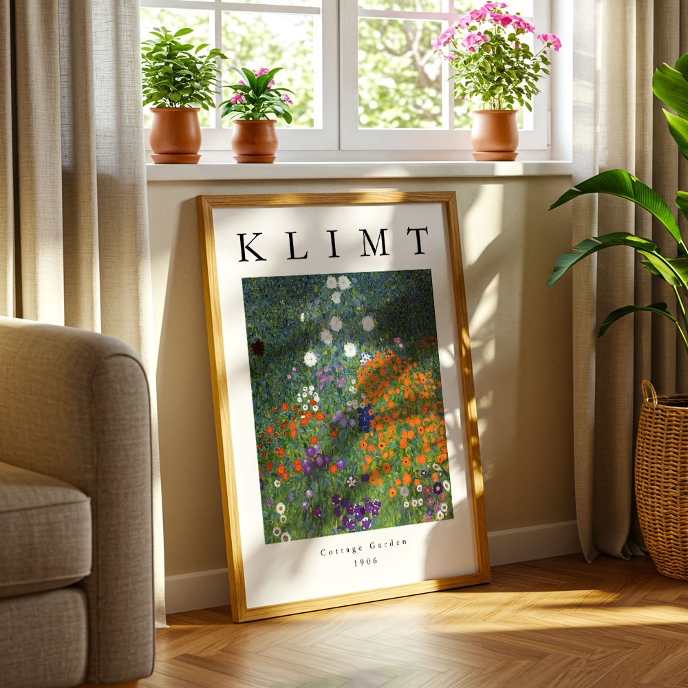 Πόστερ KLIMT - COTTAGE GARDEN