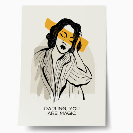 Πόστερ LADYLIKE DARLING YOU ARE MAGIC - Πορτραιτα - Φιγουρες Sticky 1