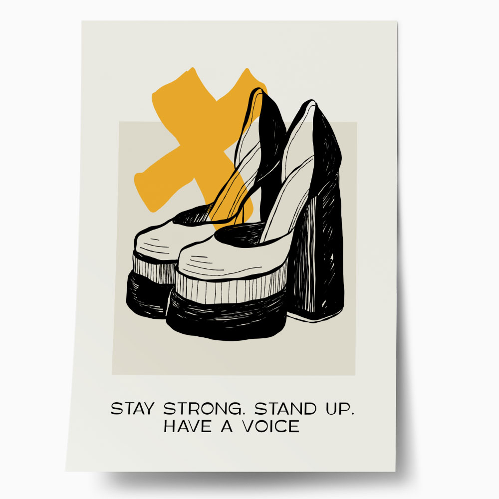 Πόστερ LADYLIKE STAY STRONG