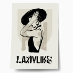Πόστερ LADYLIKE WOMAN WITH HAT