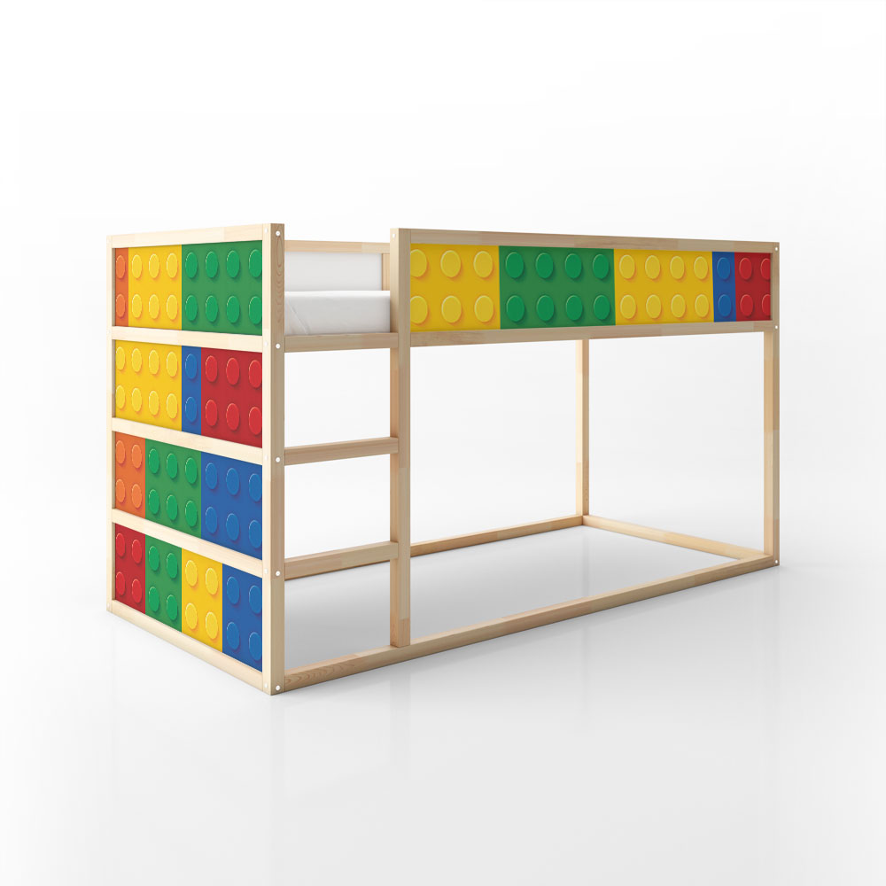 Αυτοκολλητα Επίπλων για Κρεβάτι KURA LEGO