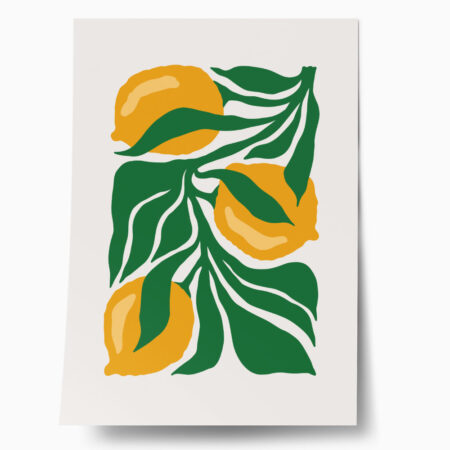 Πόστερ LEMONS MATISSE STYLE - Food & Drink Sticky 1