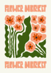 Πόστερ MATISSE STYLE FLORAL FLOWER MARKET 2