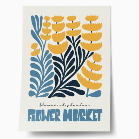 Πόστερ MATISSE STYLE FLORAL FLOWER MARKET - Botanical - Λουλούδια Sticky 1