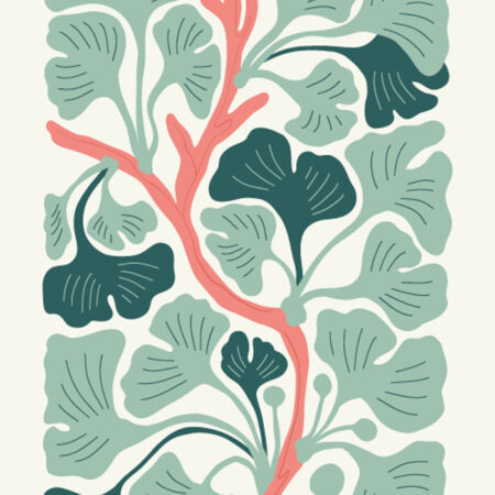 Πόστερ MATISSE STYLE FLORAL MINT AND PINK - Botanical - Λουλούδια Sticky 3