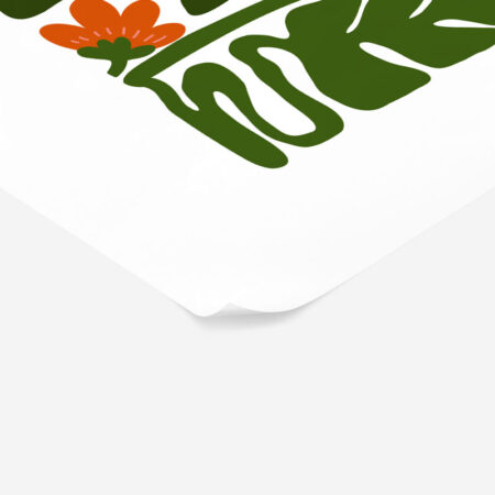 Πόστερ MATISSE STYLE FLORAL RED AND GREEN - Botanical - Λουλούδια Sticky 2