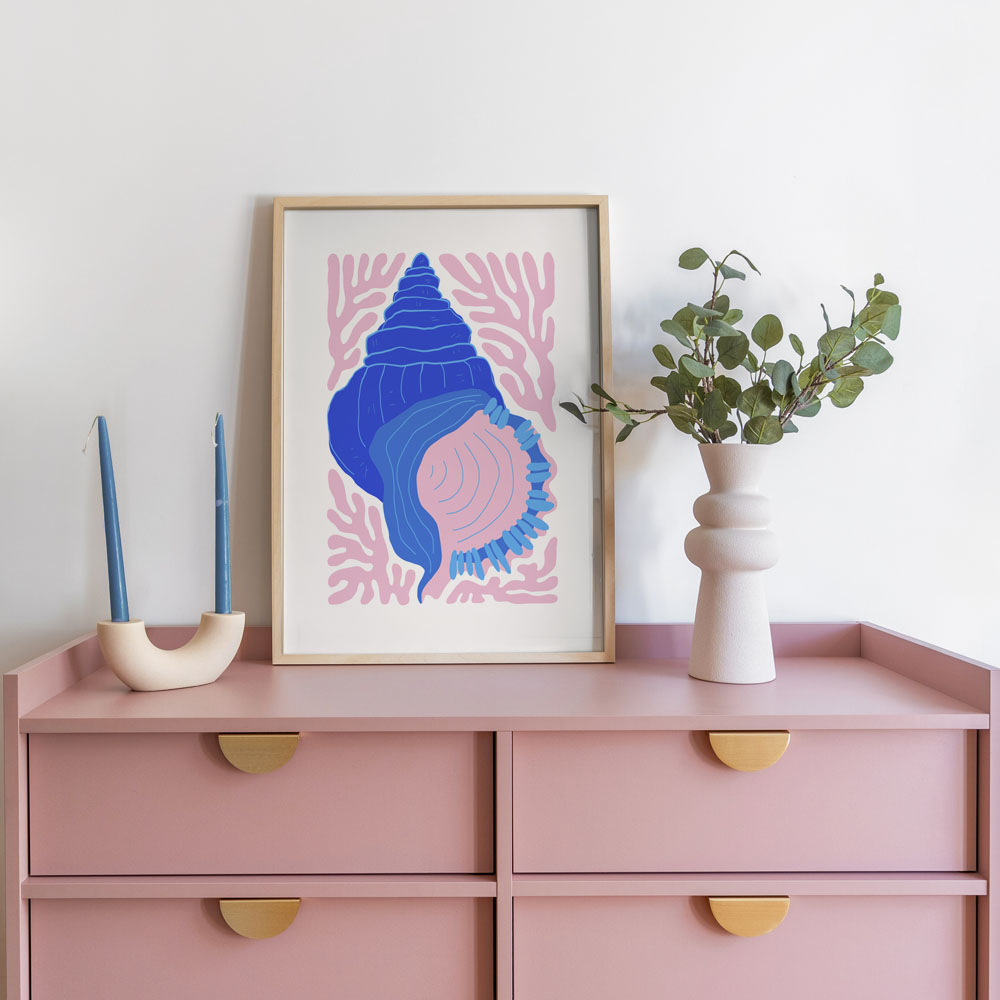 Πόστερ MATISSE STYLE SEASHELL 1