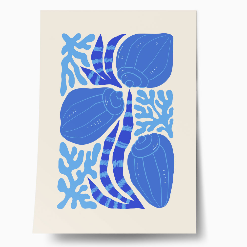 Πόστερ MATISSE STYLE SEASHELL 2