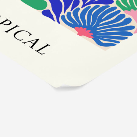 Πόστερ MATISSE STYLE TROPICAL FLOWER POWER 2 - Abstract - Αφηρημένα Sticky 2