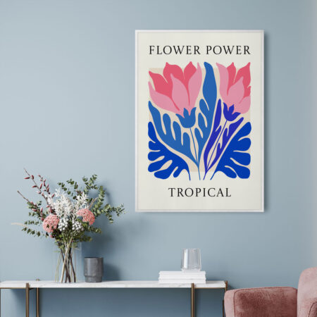 Πόστερ MATISSE STYLE TROPICAL FLOWER POWER - Botanical - Λουλούδια