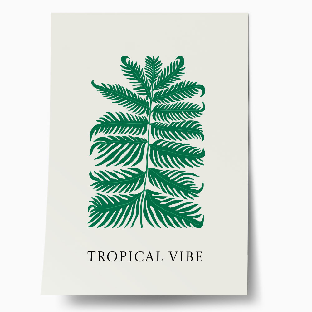 Πόστερ MATISSE STYLE TROPICAL VIBE