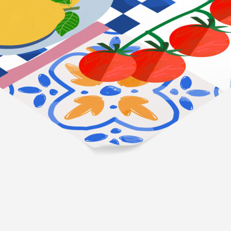 Πόστερ MEDITERRANEAN TABLE ILLUSTRATION - Food & Drink Sticky 2