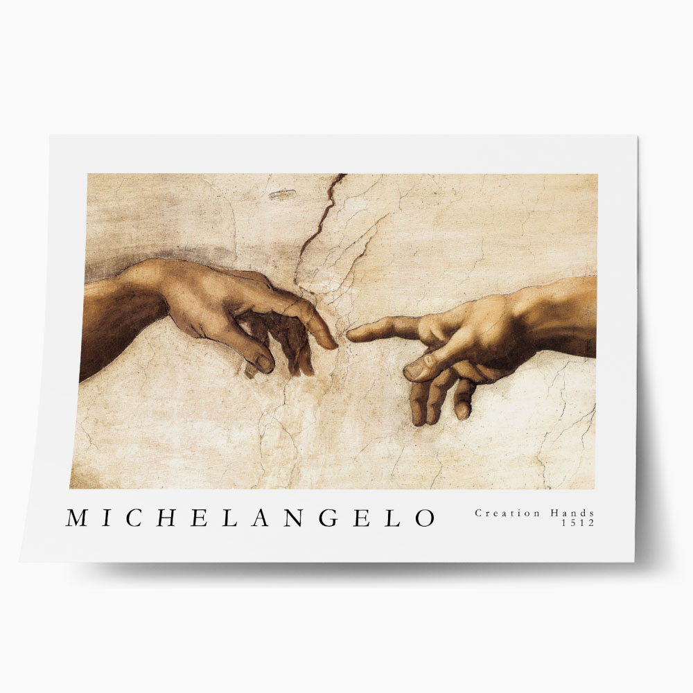 Πόστερ MICHELANGELO - CREATION HANDS