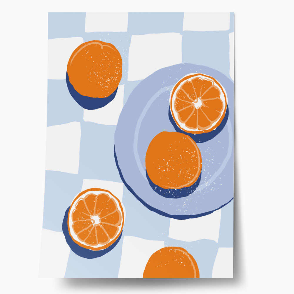 Πόστερ MINIMAL ORANGES 2