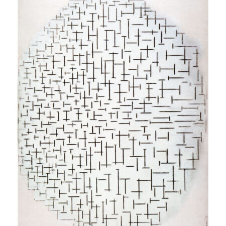 Πόστερ MONDRIAN - COMPOSITION 10 IN BLACK AND WHITE - Διασημοι Ζωγραφοι Sticky 3