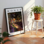 Πόστερ MONET - A PATHWAY IN MONET'S GARDEN