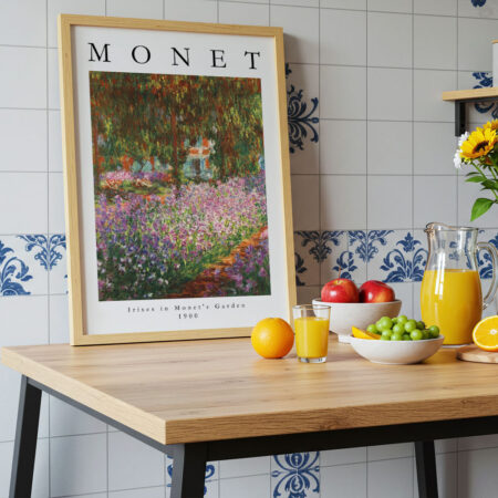Πόστερ MONET - IRISES IN MONET'S GARDEN - Διασημοι Ζωγραφοι