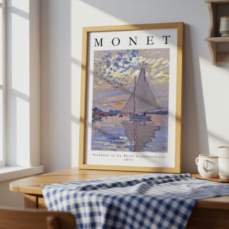 Πόστερ MONET - SAILBOAT - Διασημοι Ζωγραφοι