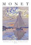 Πόστερ MONET - SAILBOAT