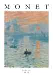 Πόστερ MONET - SUNRISE