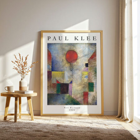 Πόστερ PAUL KLEE - RED BALLOON - Διασημοι Ζωγραφοι