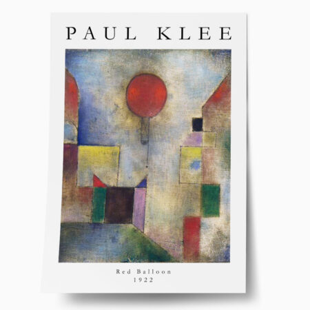 Πόστερ PAUL KLEE - RED BALLOON - Διασημοι Ζωγραφοι Sticky 1