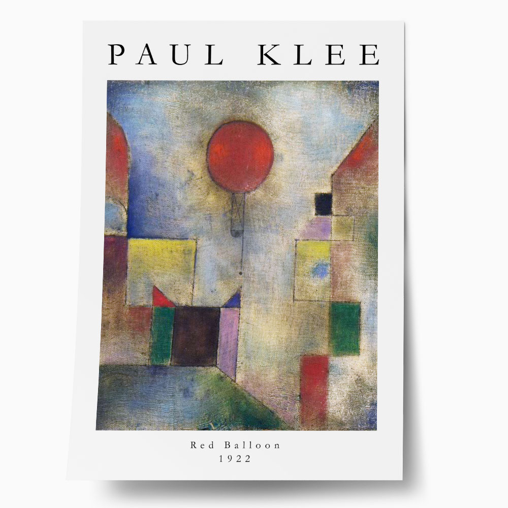 Πόστερ PAUL KLEE - RED BALLOON