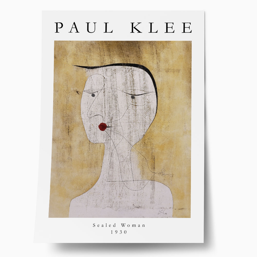 Πόστερ PAUL KLEE - SEALED WOMAN